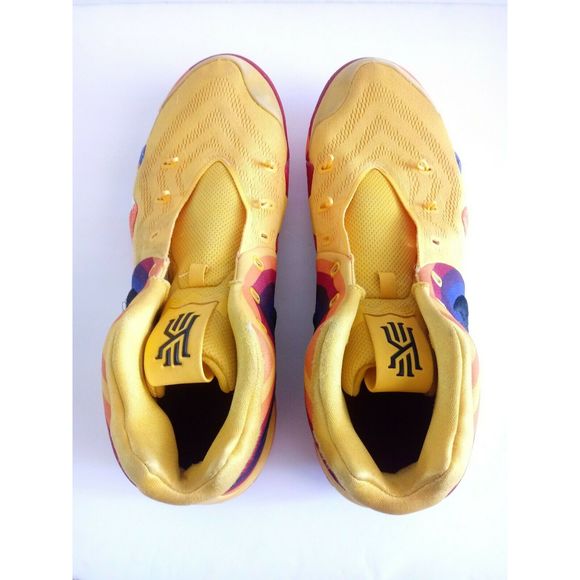 Nike Kyrie 4 70s Decade Amarillo Red Orange White - Picture 6 of 10